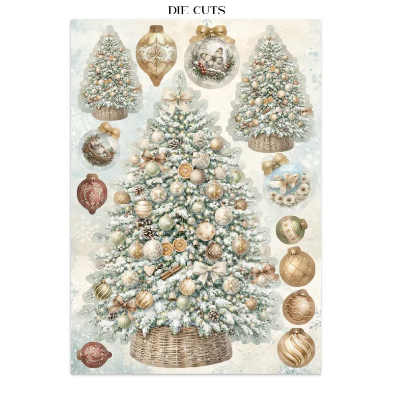 Stamperia White Christmas Junk Journal A5 – Focus Points