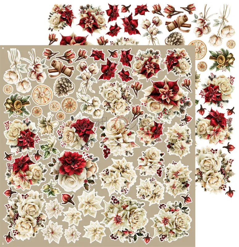Craft O’Clock Spirit of Christmas Extras Set Flowers