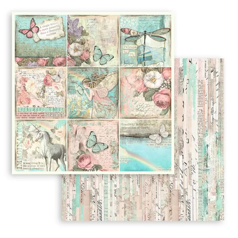 Stamperia Wonderland 12x12 Inch Paper Pack