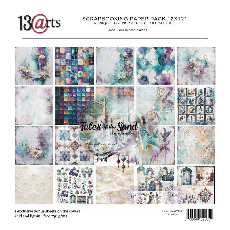 13@rt Tales Of The Sand Paper Pad 12x12