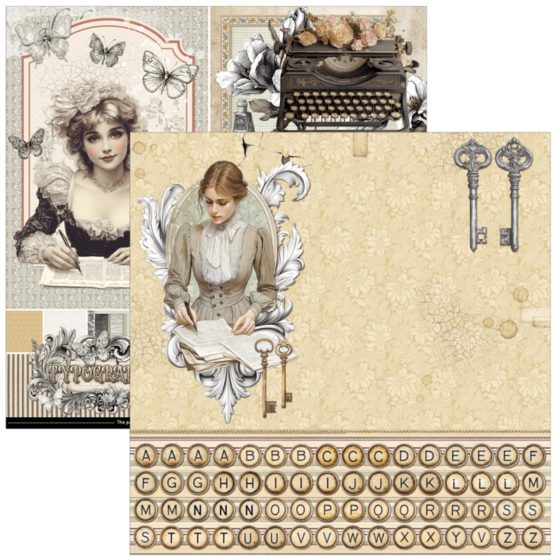 Ciao Bella – Typographic Patterns Pad 12x12