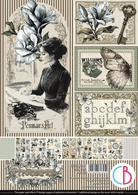 Hovedbilde Ciao Bella – Typographic Creative Pad A4 (9 ...