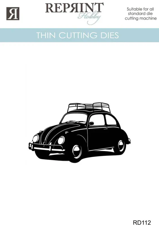 Reprint – Cozy Christmas Dies Car – 74 x 44 mm