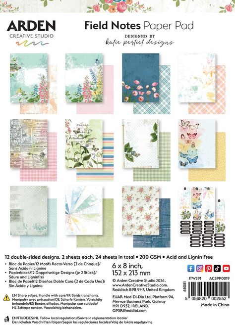 Hovedbilde Arden Creative Studio – Field Notes Paper ...