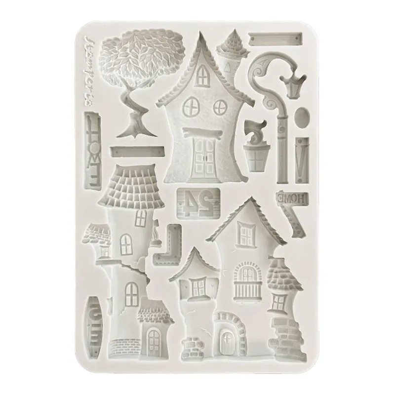 Stamperia – Furry Friends – A5 Silicon Mould Houses