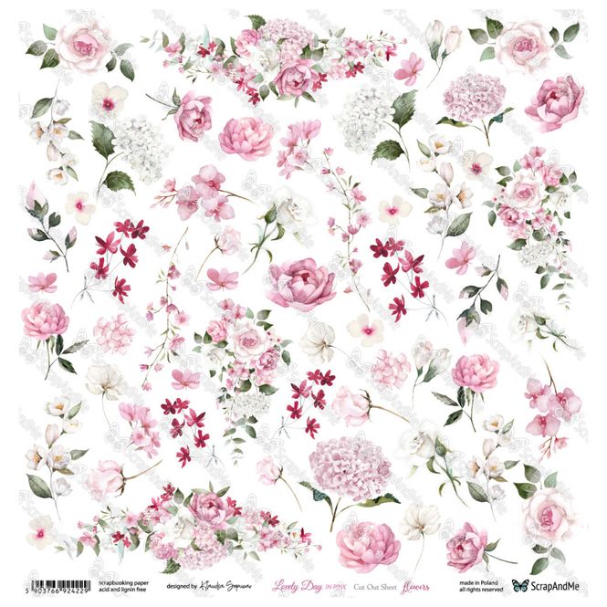 Hovedbilde ScrapAndMe – Lovely Day IN PINK Flowers ...