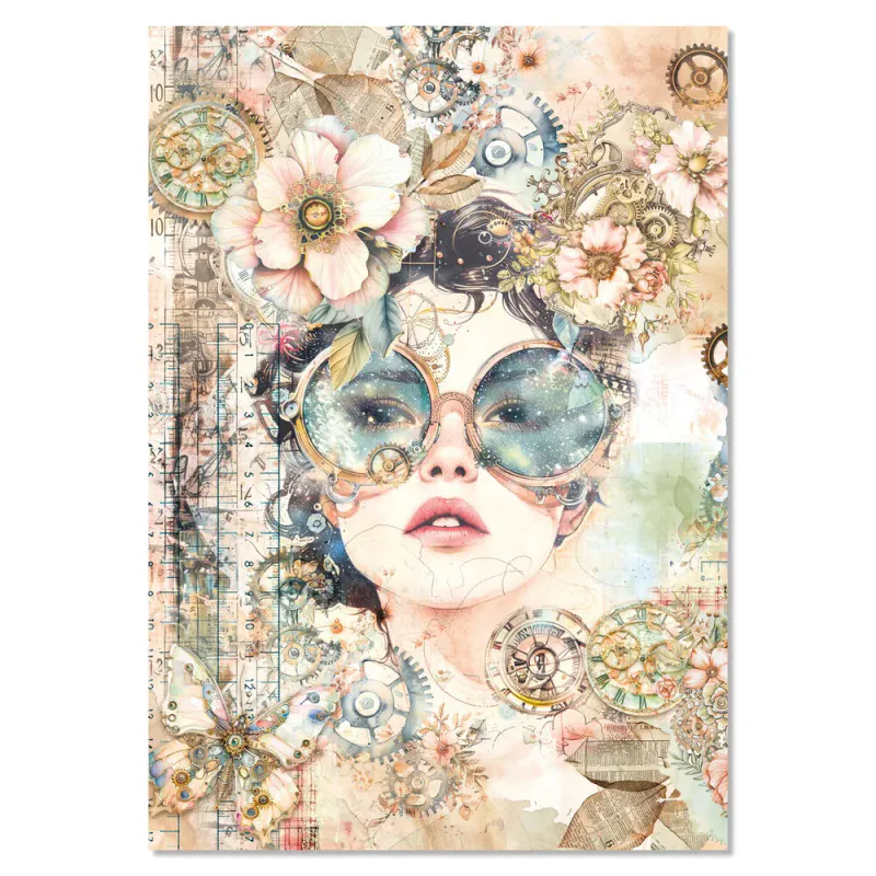 Ciao Bella – Lost in Time A4 Mixed Media Rice Paper