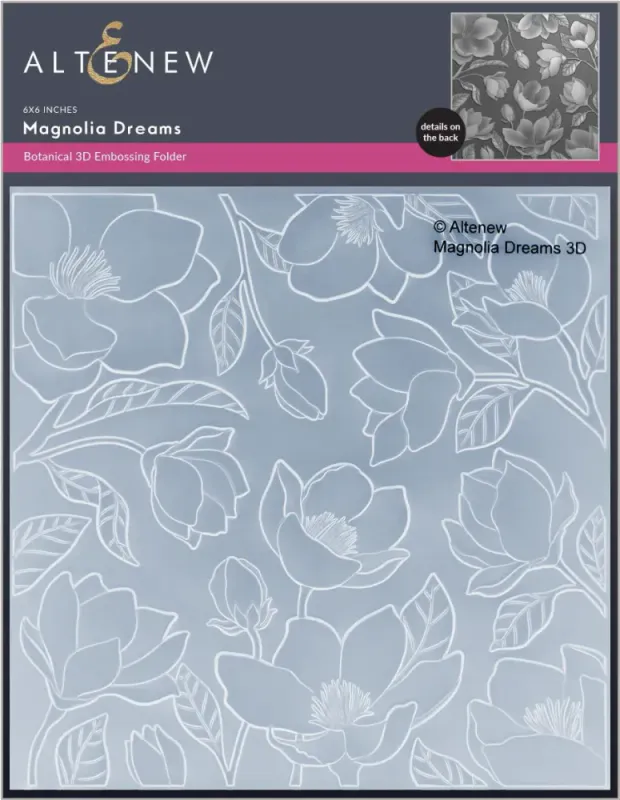 Altenew – Magnolia Dreams 3D Embossing Folder 6