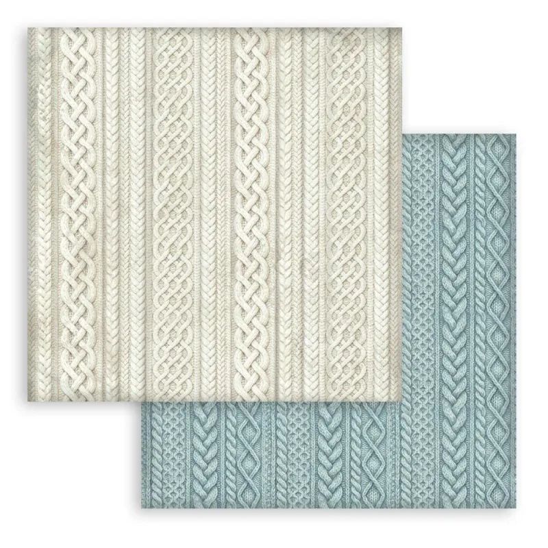 Stamperia White Christmas Backgrounds Selection Paper Pad 8 × 8
