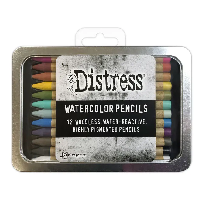 Hovedbilde Tim Holtz Distress akvarellblyanter Sett 1 (12 ...