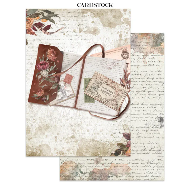 Stamperia – Our Way Junk Journal – Stickers, Backgrounds & Cut Outs