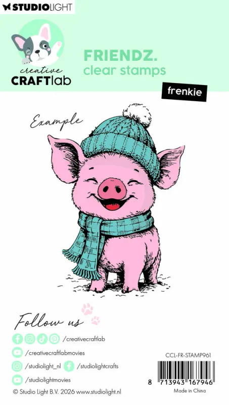 Creative Craftlab Friendz – Frenkie Clear Stamp (CCL-FR-STAMP961)