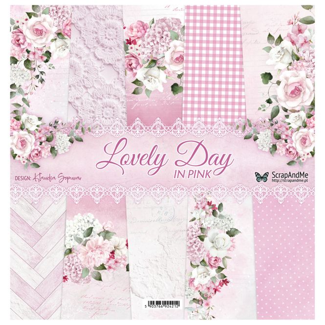 Hovedbilde ScrapAndMe – Lovely Day IN PINK 30x30 Paper ...