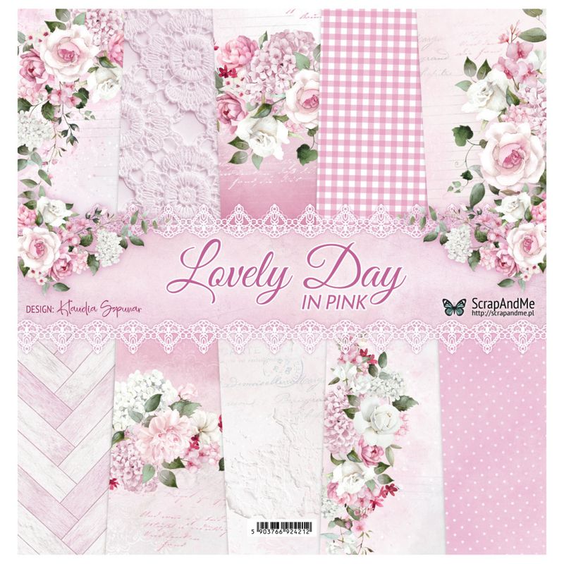 ScrapAndMe – Lovely Day IN PINK 30x30 Paper Pad