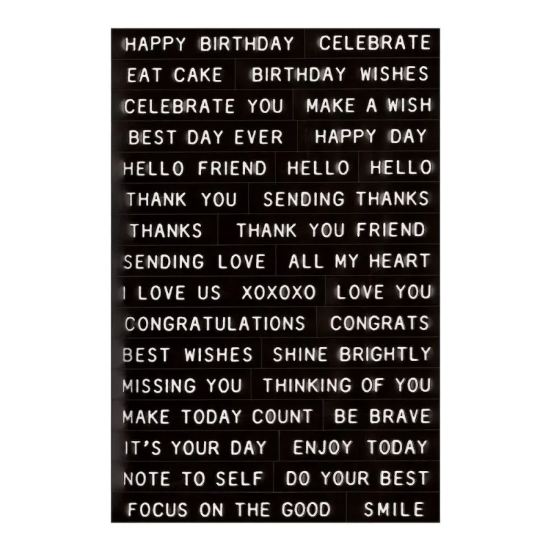 Tim Holtz Idea-ology – Label Stickers Sentiments (TH94121)