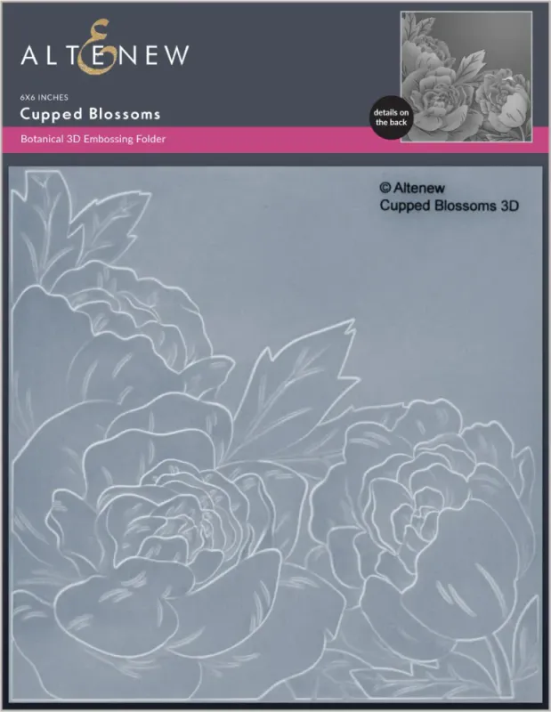 Altenew – Cupped Blossoms 3D Embossing Folder 6