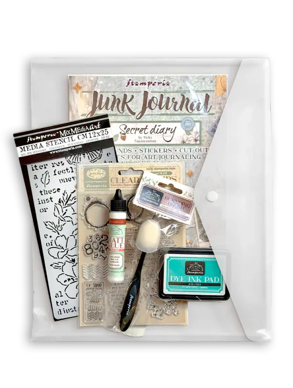 Secret Diary Art Journaling Selection by Vicky Papaioannou