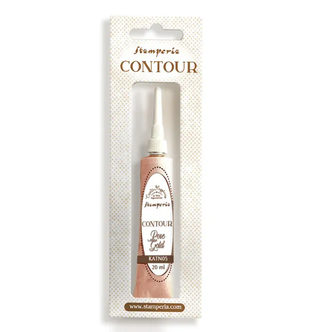 Hovedbilde Stamperia Create Happiness Contour Liner Rose ...