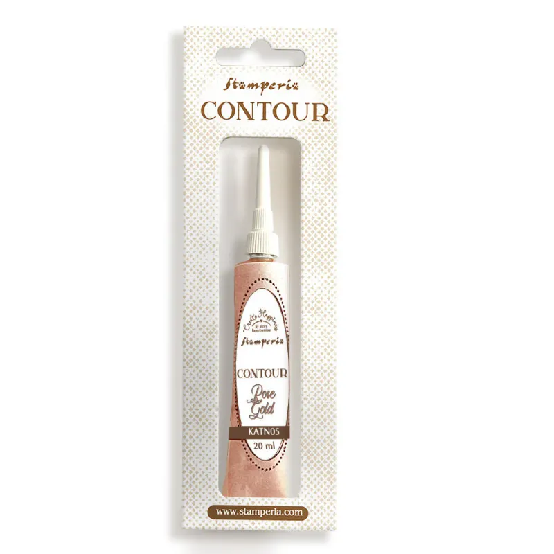 Stamperia Create Happiness Contour Liner Rose Gold 20 ml