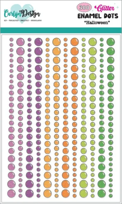 Hovedbilde CarlijnDesign – Glitter Enamel Dots ...