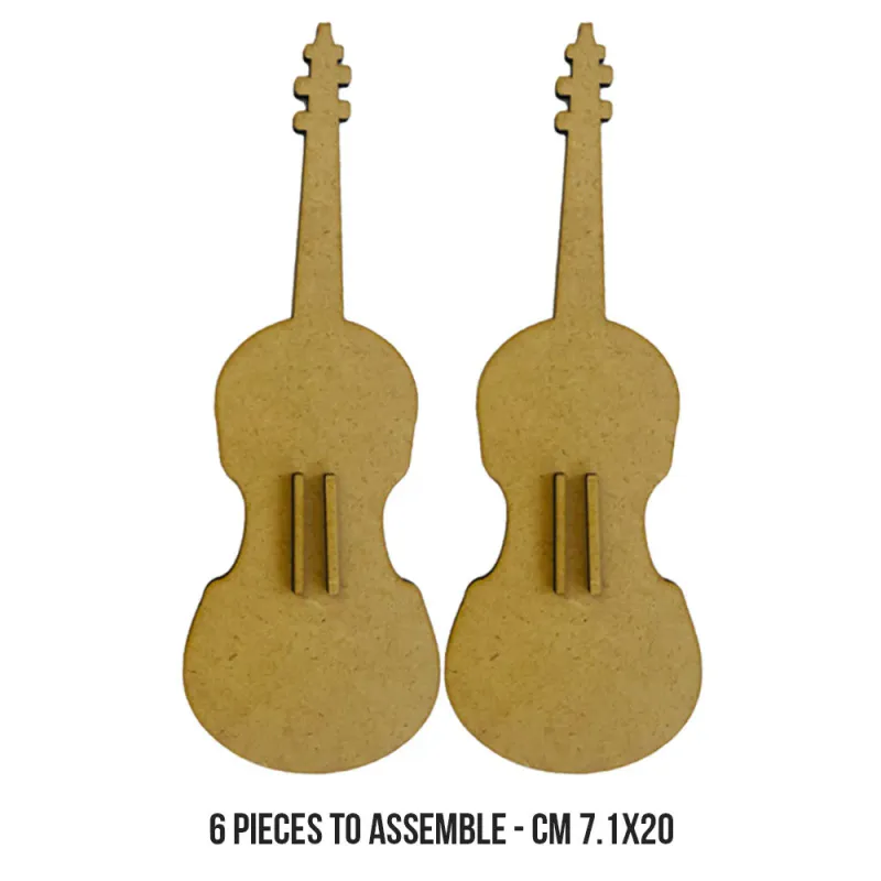 Stamperia Crafty Shapes Music Violin MDF Blanks