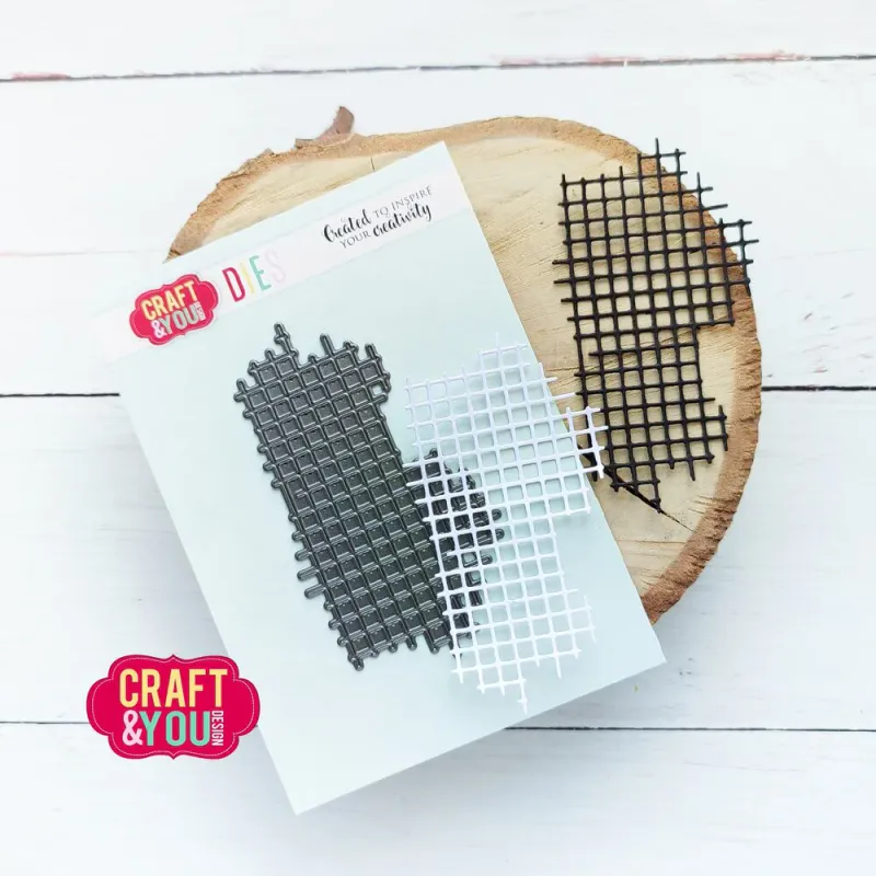Craft & You Design – Checkered Background Dies (CW289)