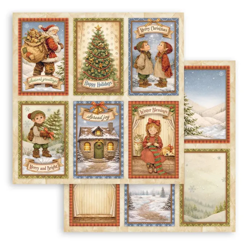 Stamperia Silent Night Paper Pad 12 × 12