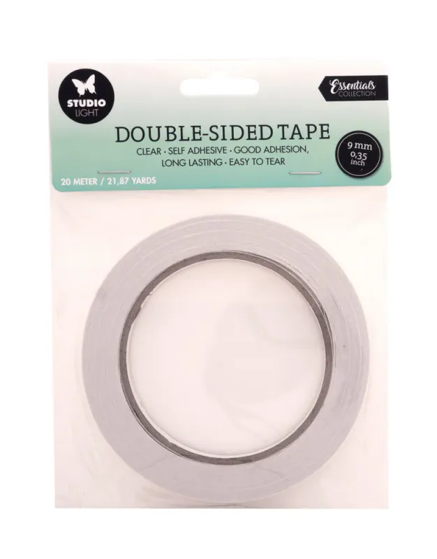 Studio Light – Dobbeltsidig Tape 9 mm (20 m)