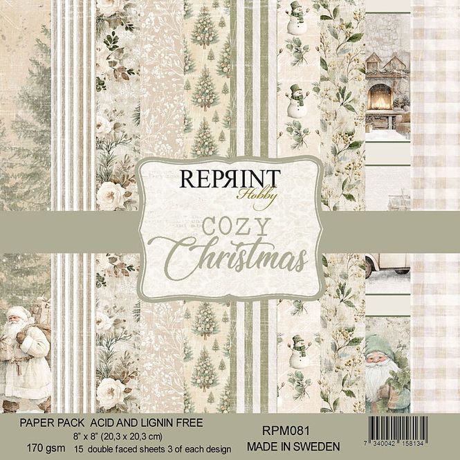 Hovedbilde Reprint – Cozy Christmas Paper Pack 8x8