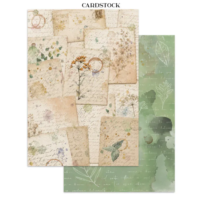 Stamperia – Flowers and Poems Junk Journal – Stickers, Backgrounds & Cut Outs