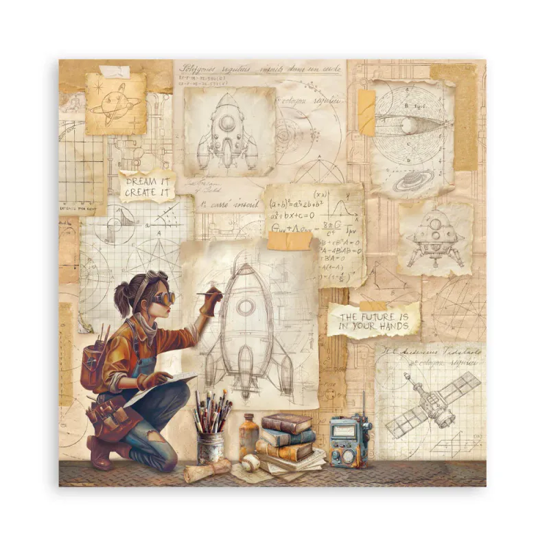 Stamperia – A New Beginning 8x8