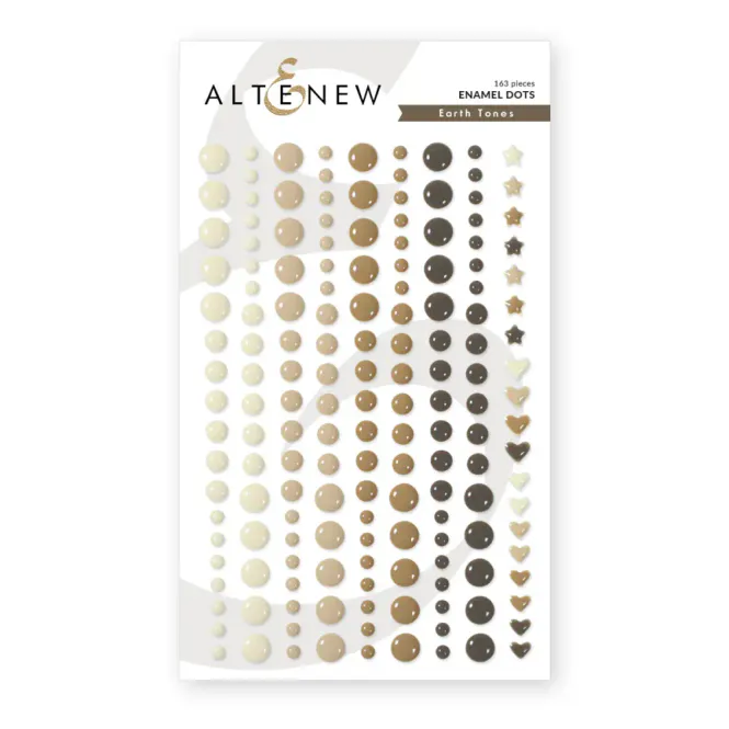 Hovedbilde Embellishments – Earth Tones Enamel Dots