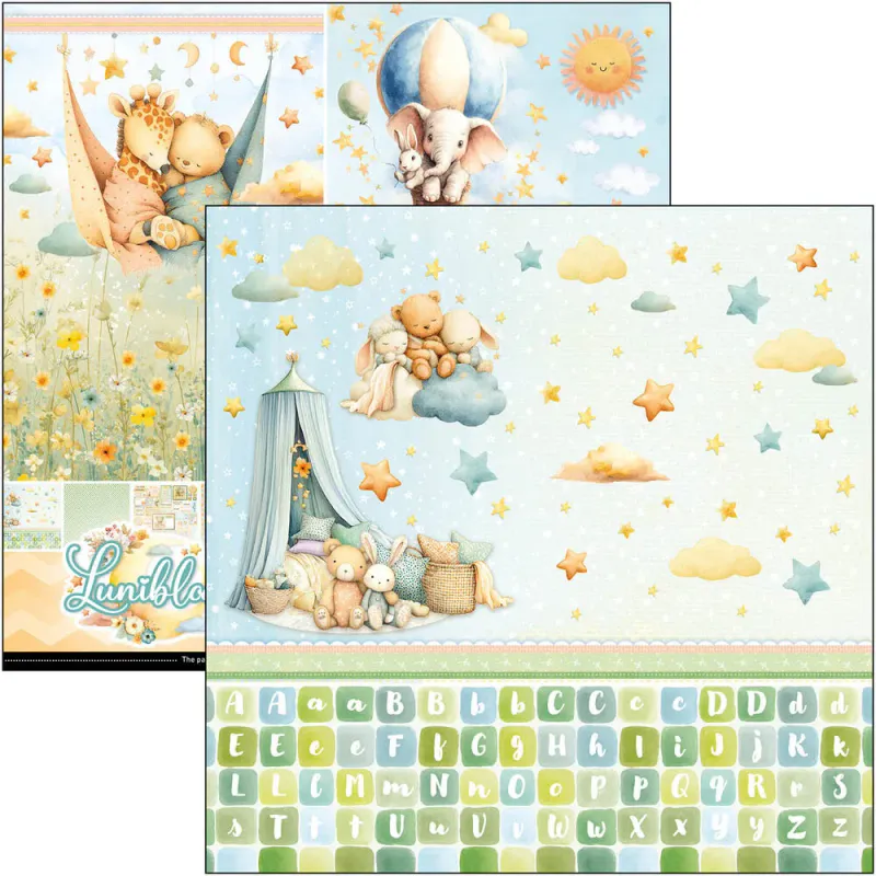 Ciao Bella – Lunibloom Patterns Pad (8pcs) 12x12