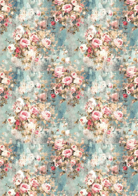 CB Tissue Paper A4 MIX – My Secret Garden (STR: A4 – 21 × 29,7 cm, 6 ark)