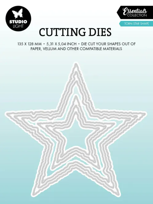 Hovedbilde Studio Light – Torn Edge Cutting Die Star ...