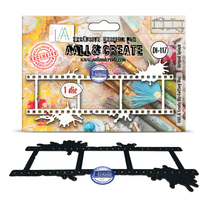 Hovedbilde AALL & Create Striped Splash Die Set – ...