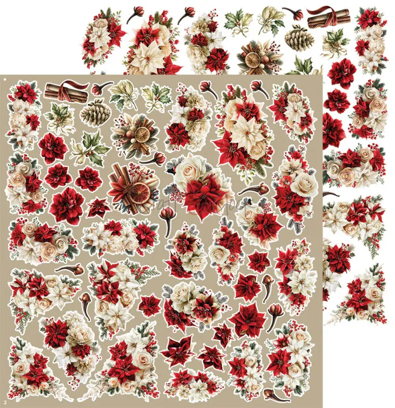 Craft O’Clock Spirit of Christmas Extras Set Flowers