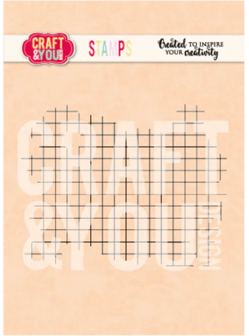 Hovedbilde Craft & You Design - Grid Paper Stamp (CS056)