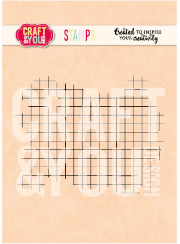 Craft & You Design - Grid Paper Stamp (CS056)
