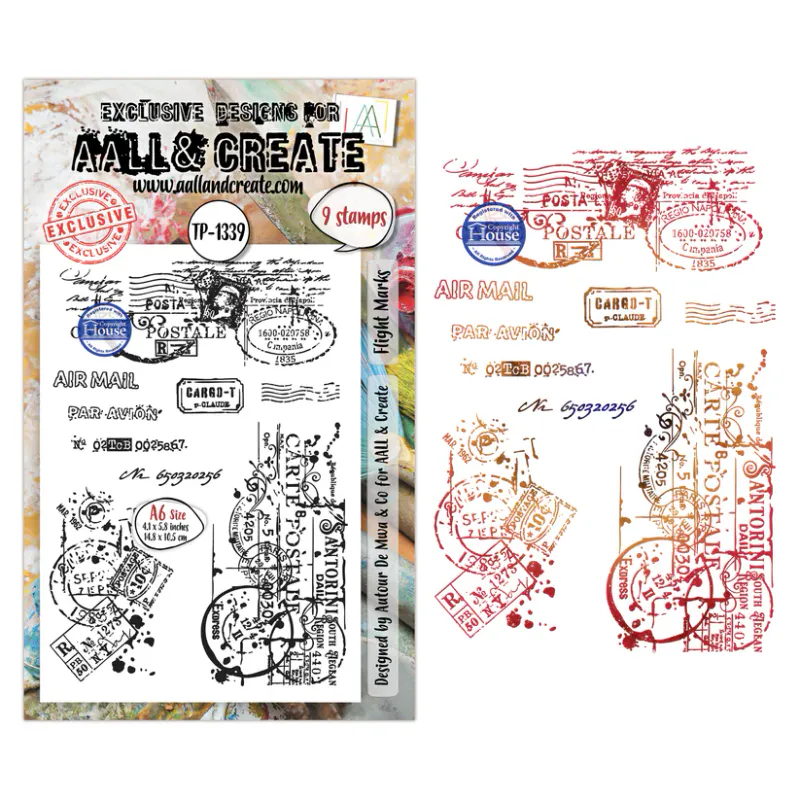 AALL & Create Flight Marks A6 Clear Stamp Set – TP-1339