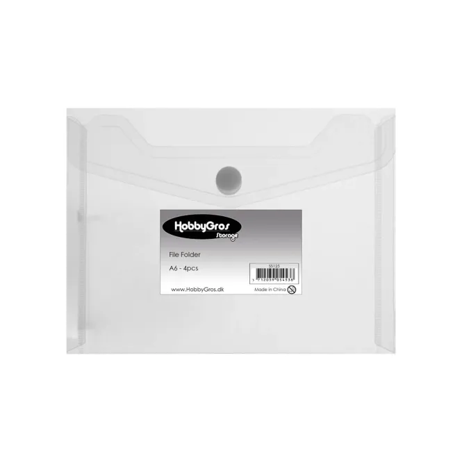 Hovedbilde HobbyGros – Oppbevaringsmappe A6 (4 stk.) ...