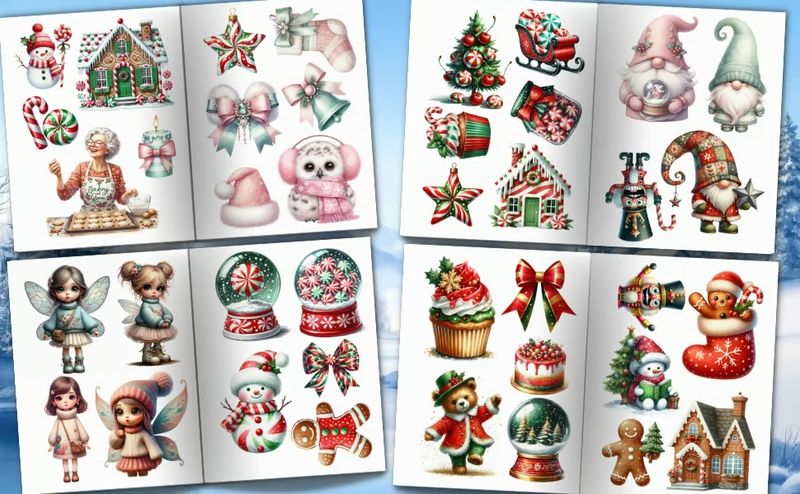 The Joy of Christmas Ephemera Book – Poortoast / Kate Curry