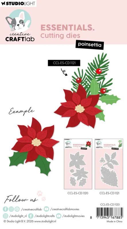 Creative Craftlab Essentials – Poinsettia dies (CCL-ES-CD1120)