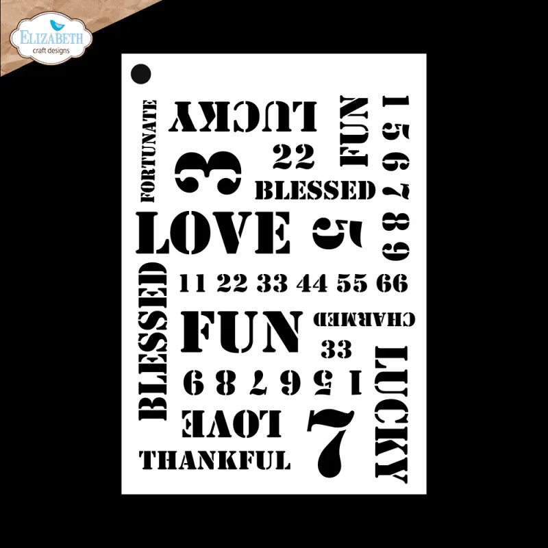 Elizabeth Craft Designs – Beautifully Worn Journal Stencils 11 (S061)