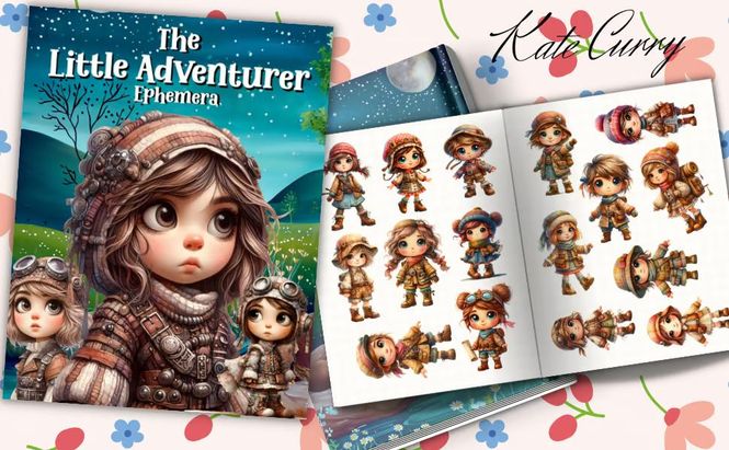 Hovedbilde The Little Adventurer Ephemera Book – Kate ...