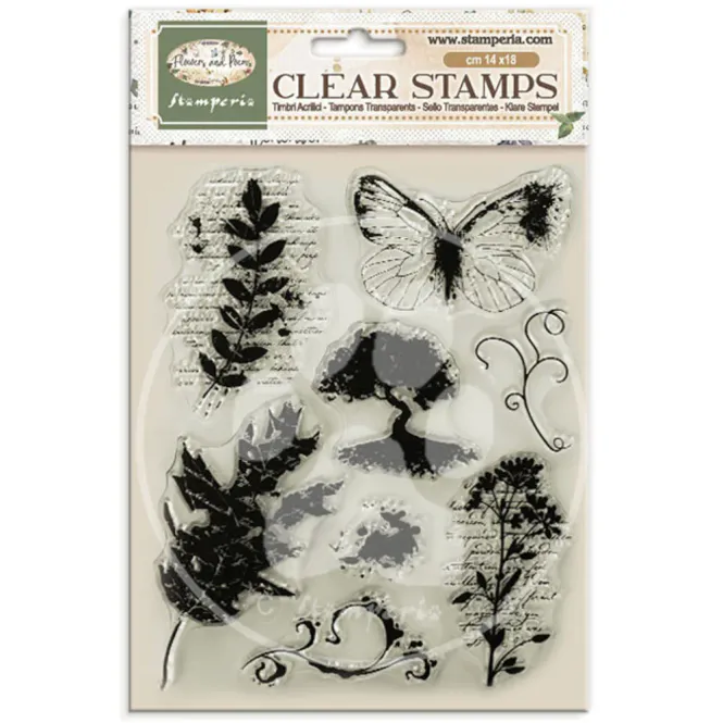 Hovedbilde Stamperia – Flowers and Poems Clear Stamps