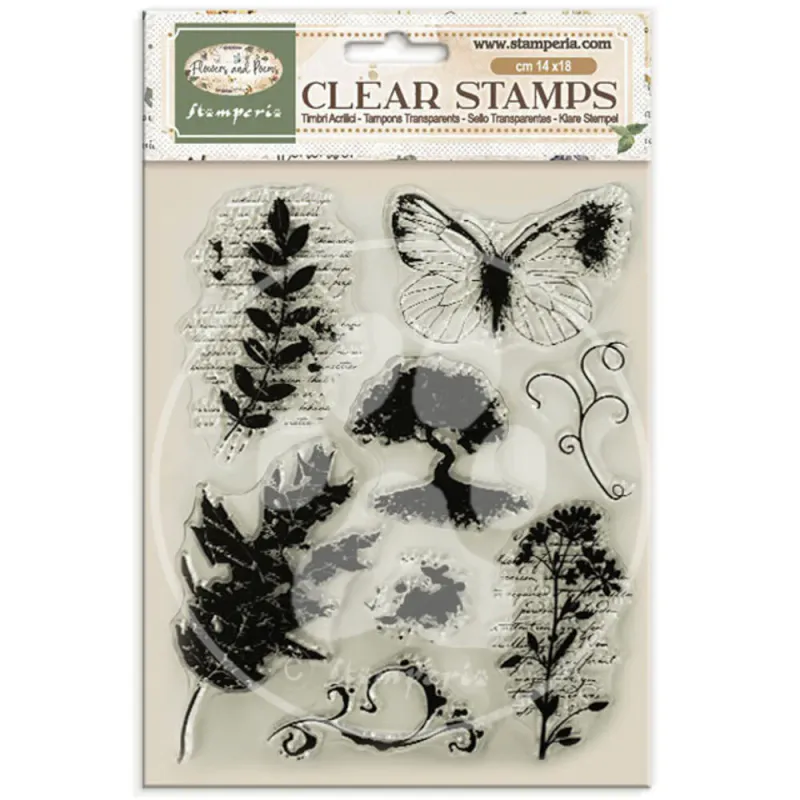 Stamperia – Flowers and Poems Clear Stamps