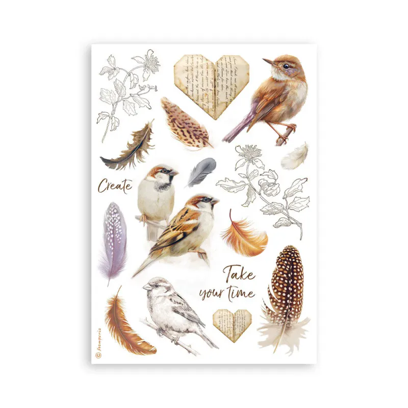 Stamperia – All Around A5 Washi Pad (8 ark)