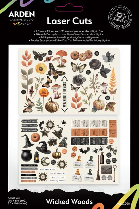 Arden Creative Studio – Wicked Woods Laser Cuts (90 deler)