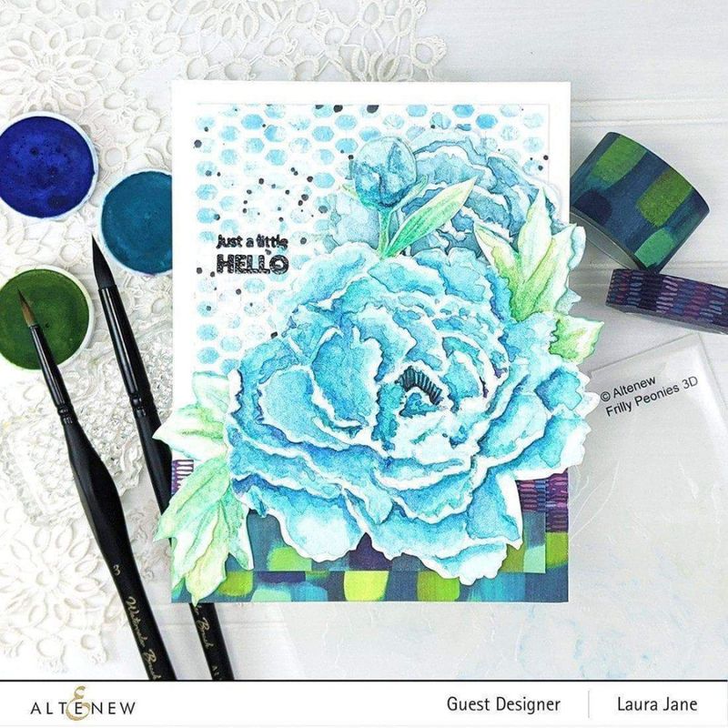Altenew – Frilly Peonies 3D Embossing Folder 6